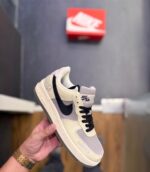 North star black woven design running shoes for men-2