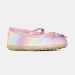 Bubblegummers yellow ballerina flats for kids - Image 2