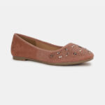 Pink embellished casual ballerina flats for women-1 - Image 2