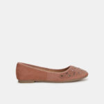 Pink embellished casual ballerina flats for women-1