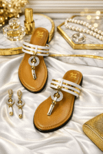 Embellished T-Strap Flats - Image 2