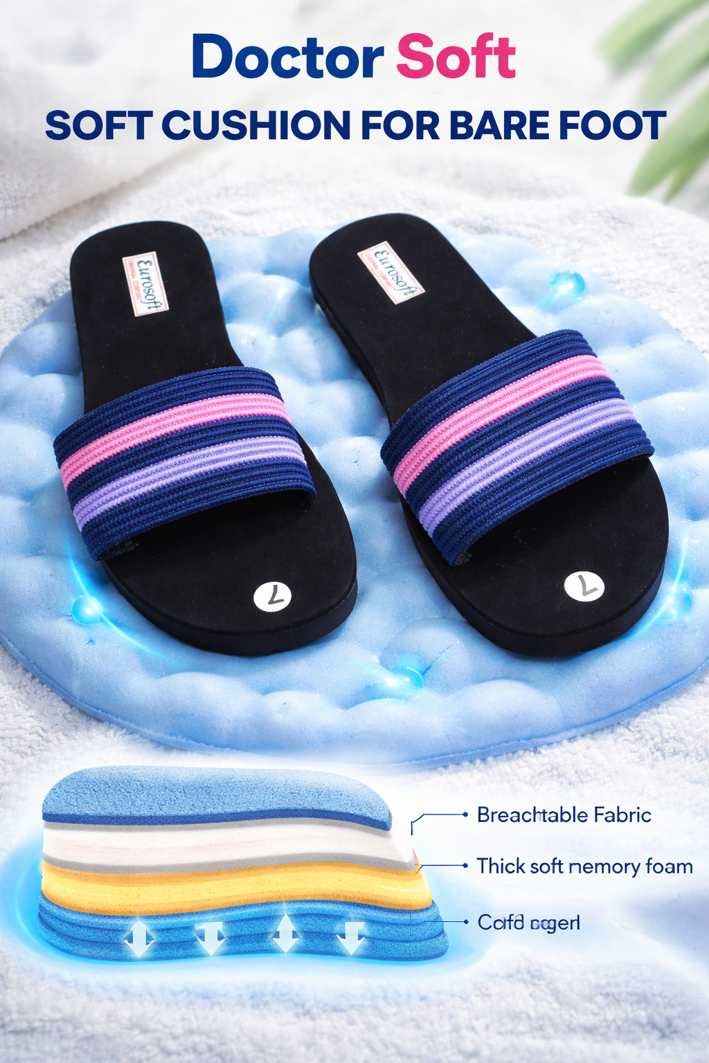 ChatGPT Image Feb 7, 2026, 02_26_50 PM Striped Slip-On Flip-Flops - Image 1
